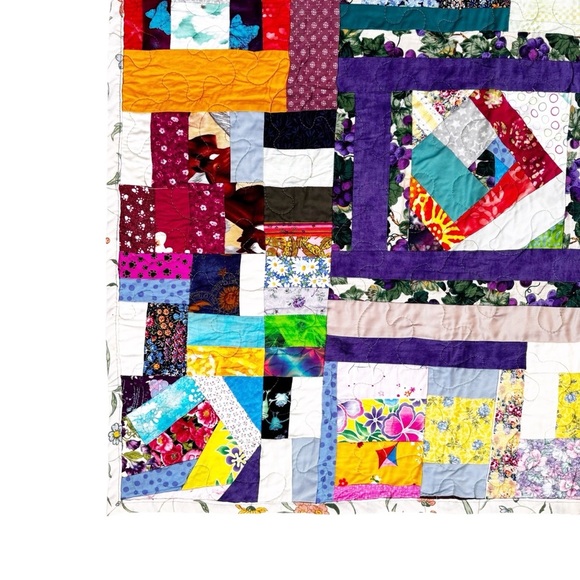 Handmade Quilt wall Hanging Small Lap or Baby size 40” x 30” - Picture 4 of 6